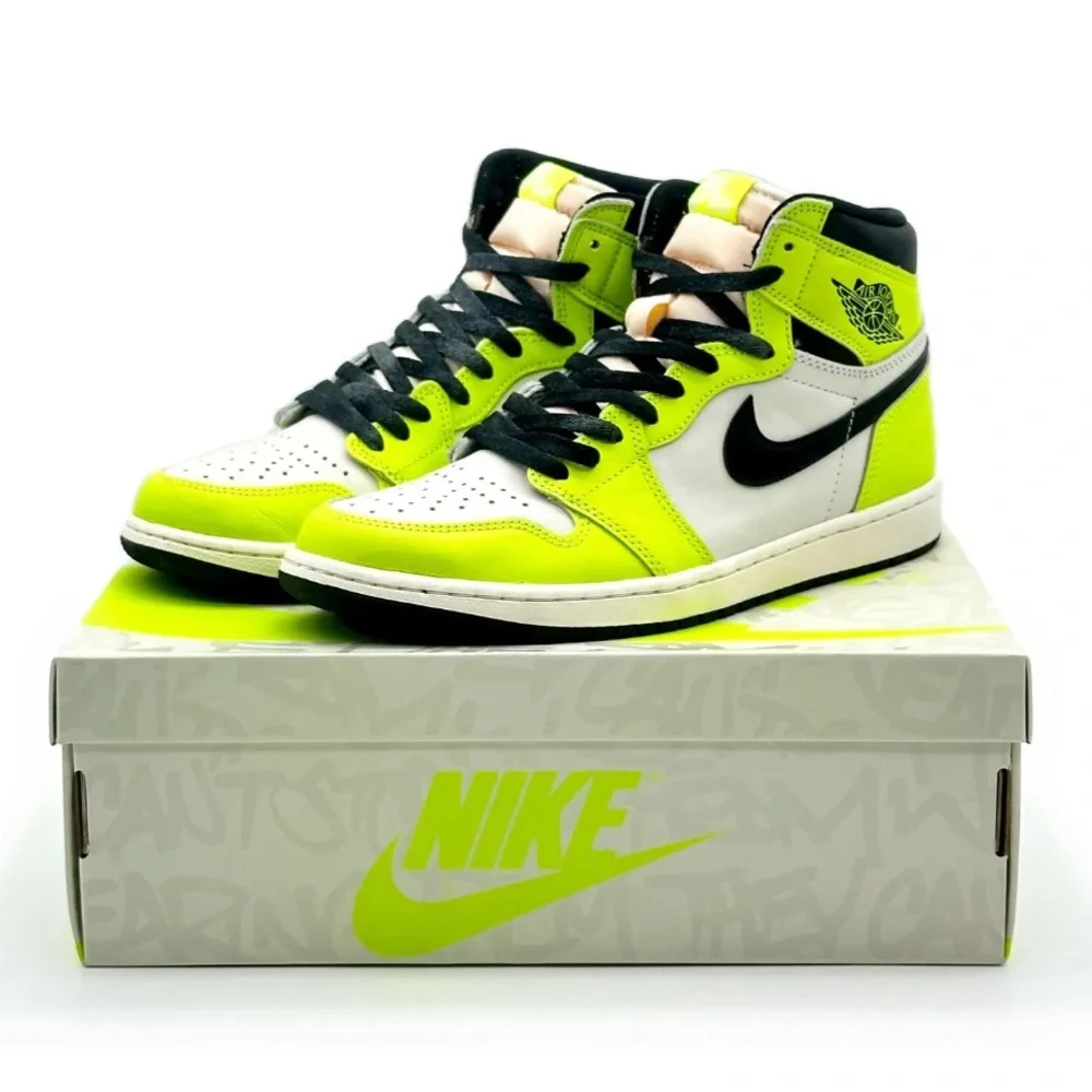 Air Jordan 1‎ retro high OG white/black volt